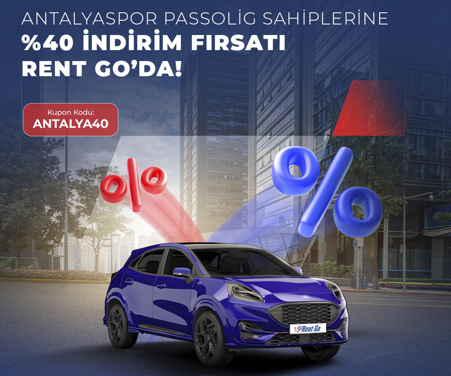 Rent Go ve Biwatt'ta Geçerli Yüzde 40 İndirim Fırsatı